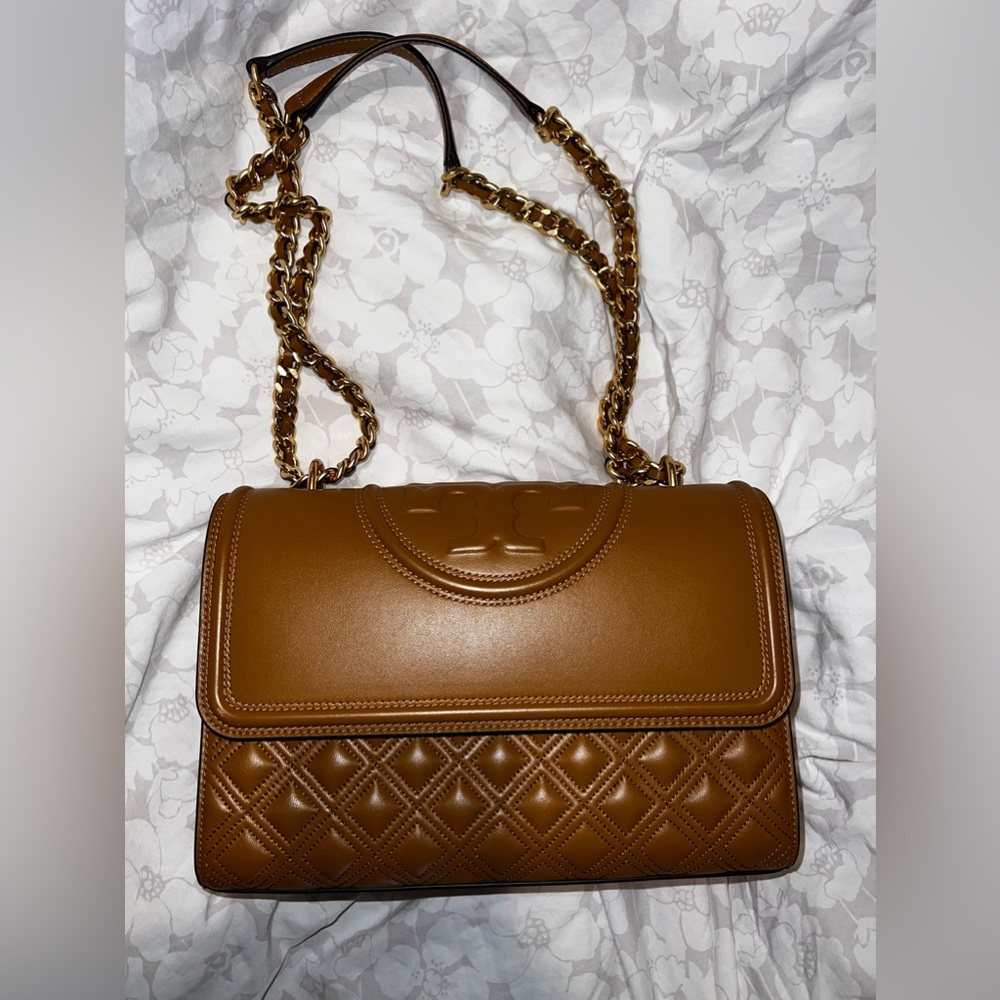 Tory Burch Fleming Convertible Shoulder Bag- Large